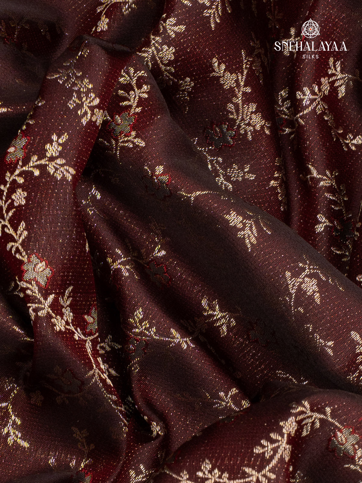 Brown Kanjivaram Silk Saree