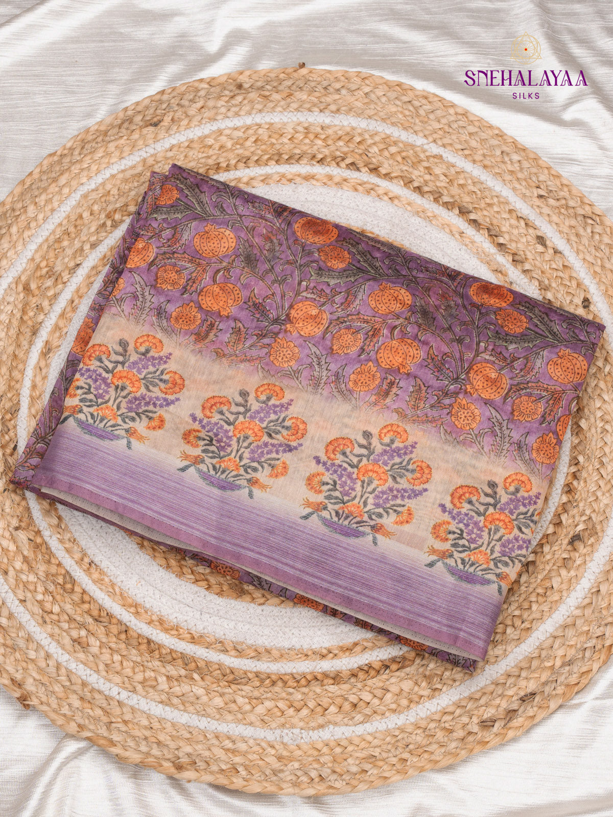 Light Blue Chanderi Saree