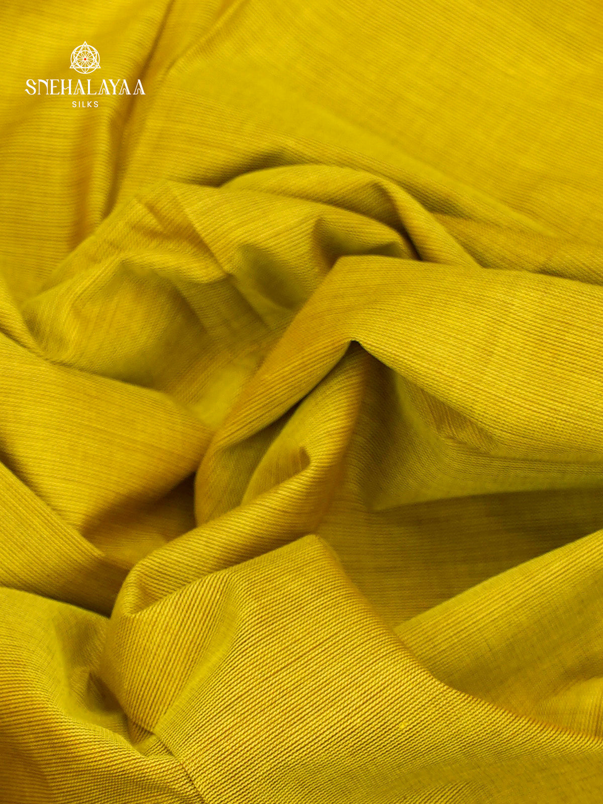 Citron Yellow Chettinad Cotton Saree