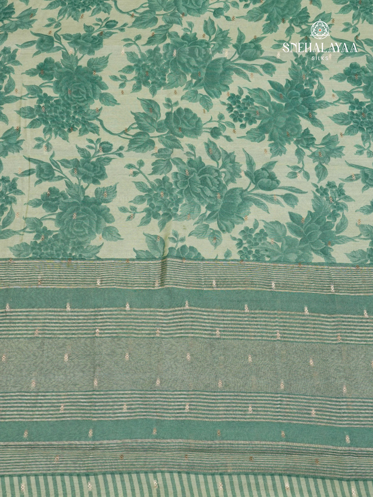 Pale Green Chanderi Saree