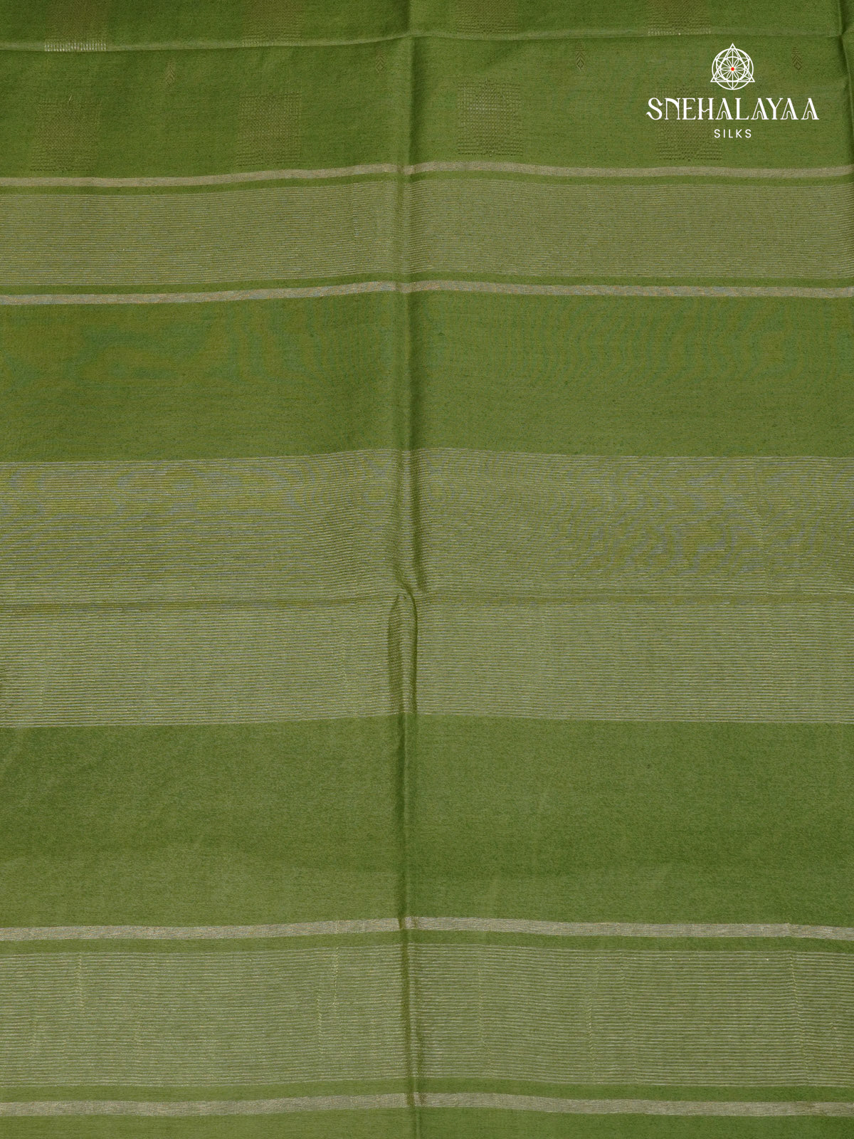 Olive Green Bamboo Silk Saree