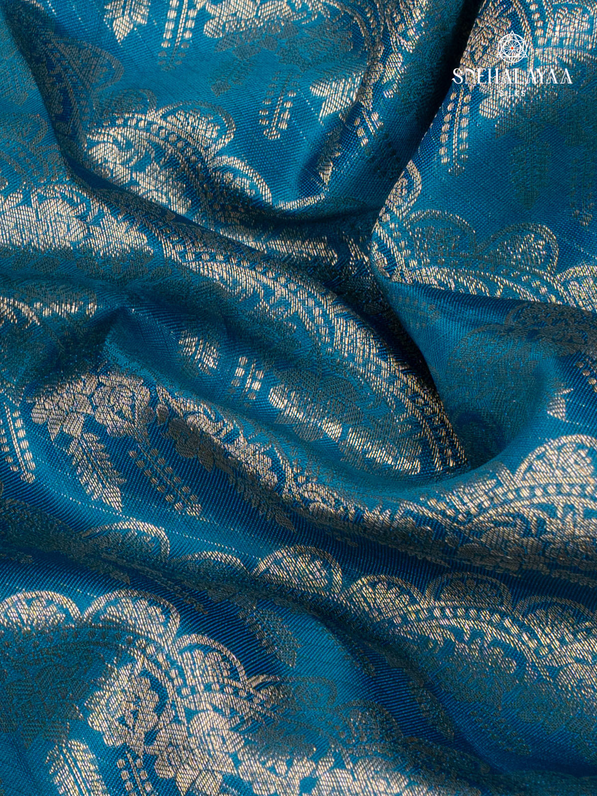 Blue Kanjivaram Silk Saree