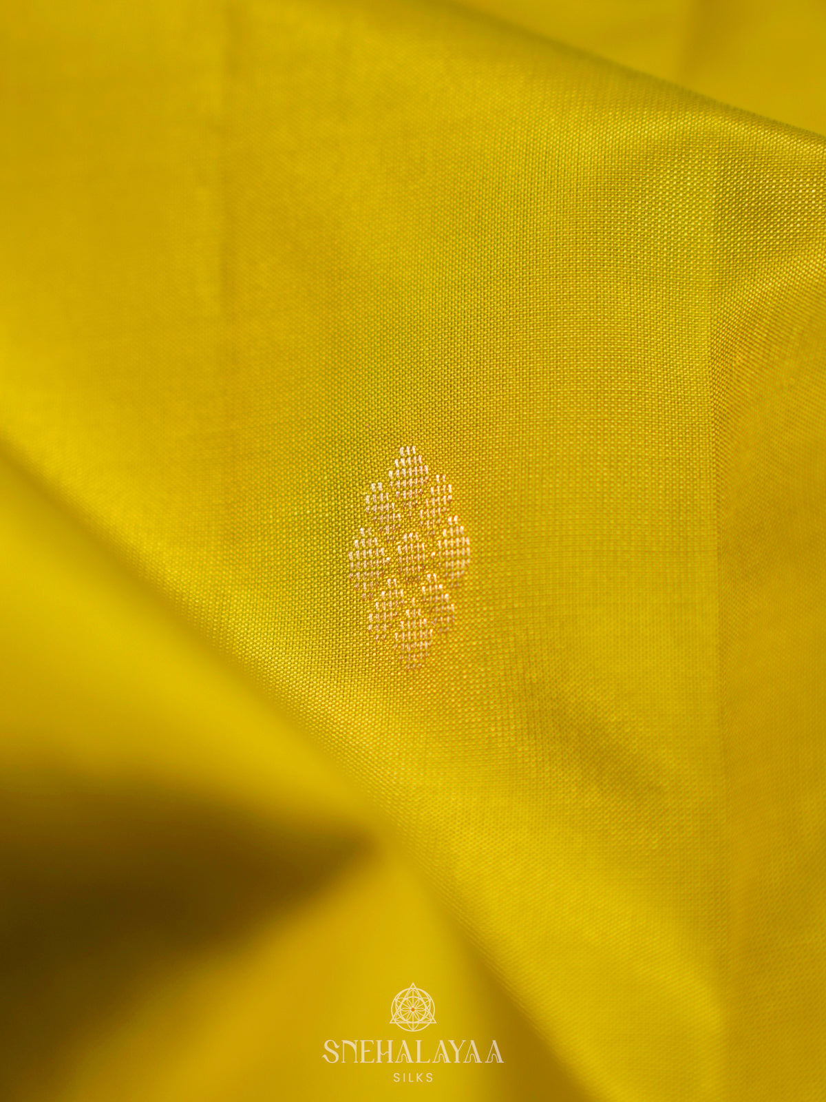 Lime Green Kanjivaram Silk Saree