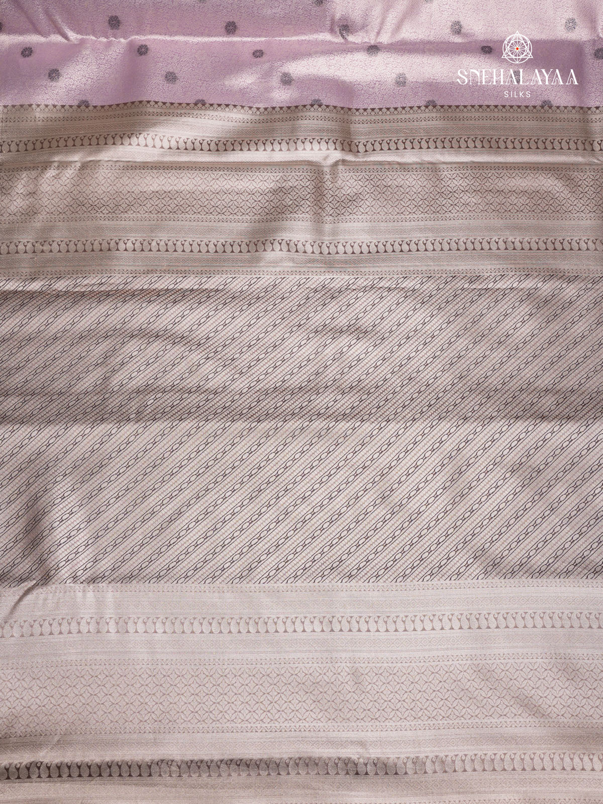 Lilac Art Silk Saree