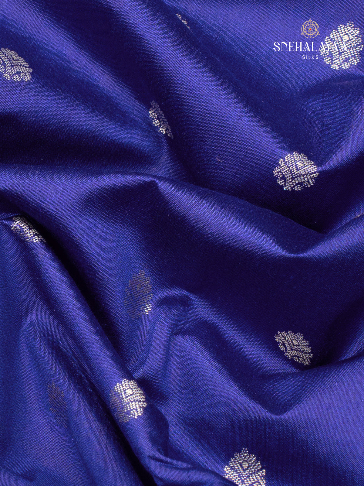 Blue Banaras Dupion Saree
