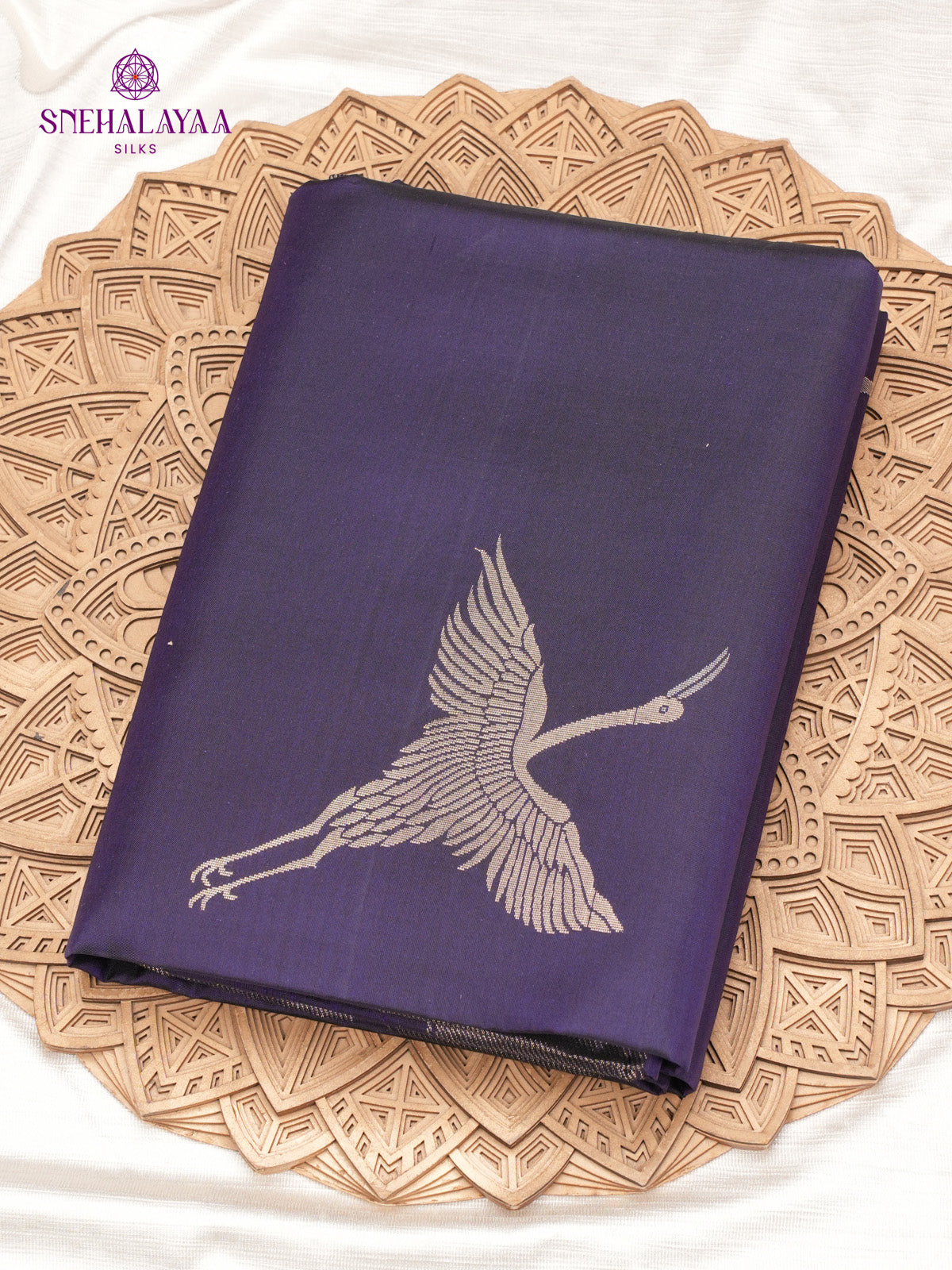 Navy Blue Kanjivaram  Soft Silk Saree