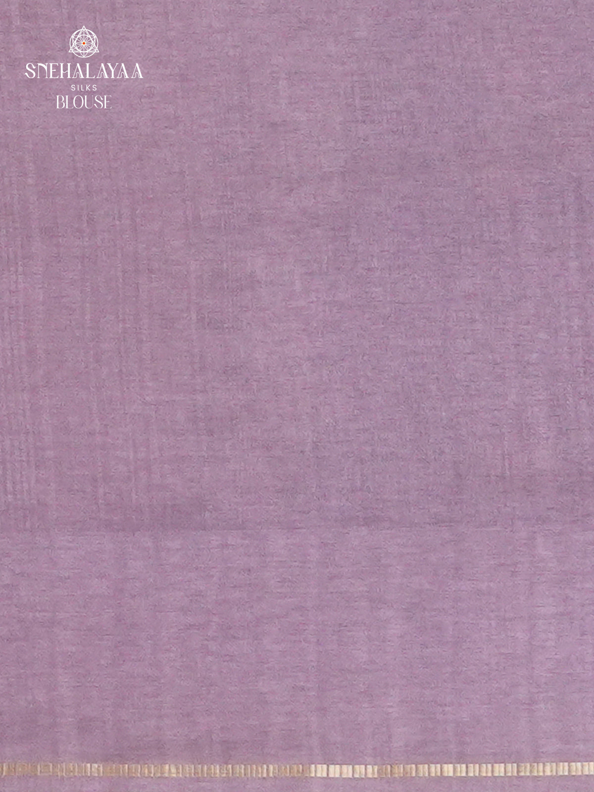 Lilac Munga Tussar Embroidery Saree