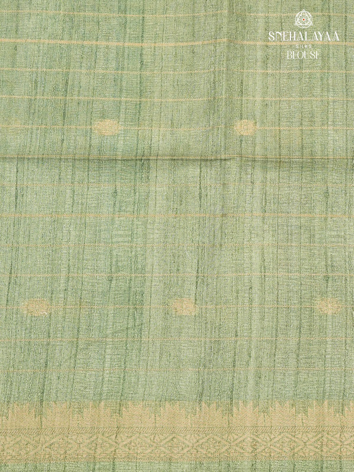 Teal Green Kalamkari Tussar Saree