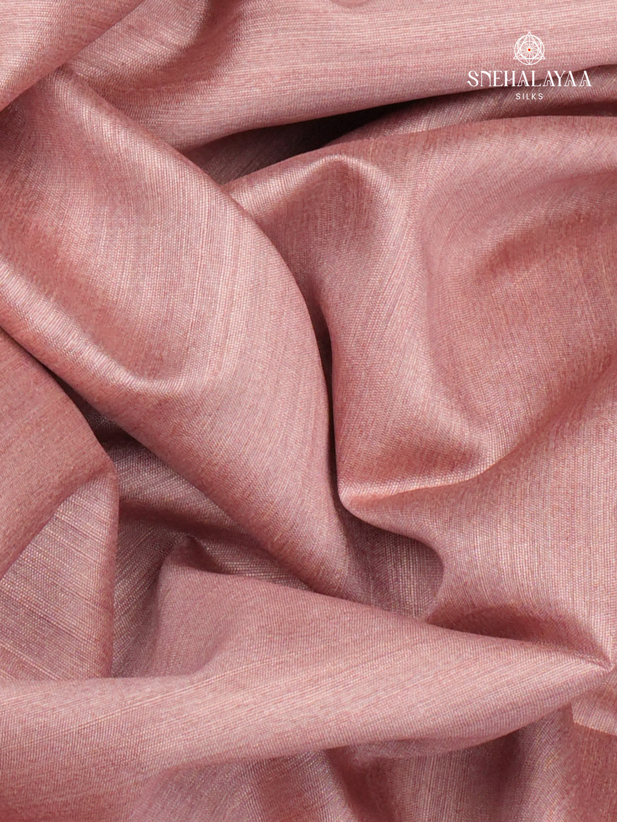 Pastel Pink Kalamkari Tussar Saree