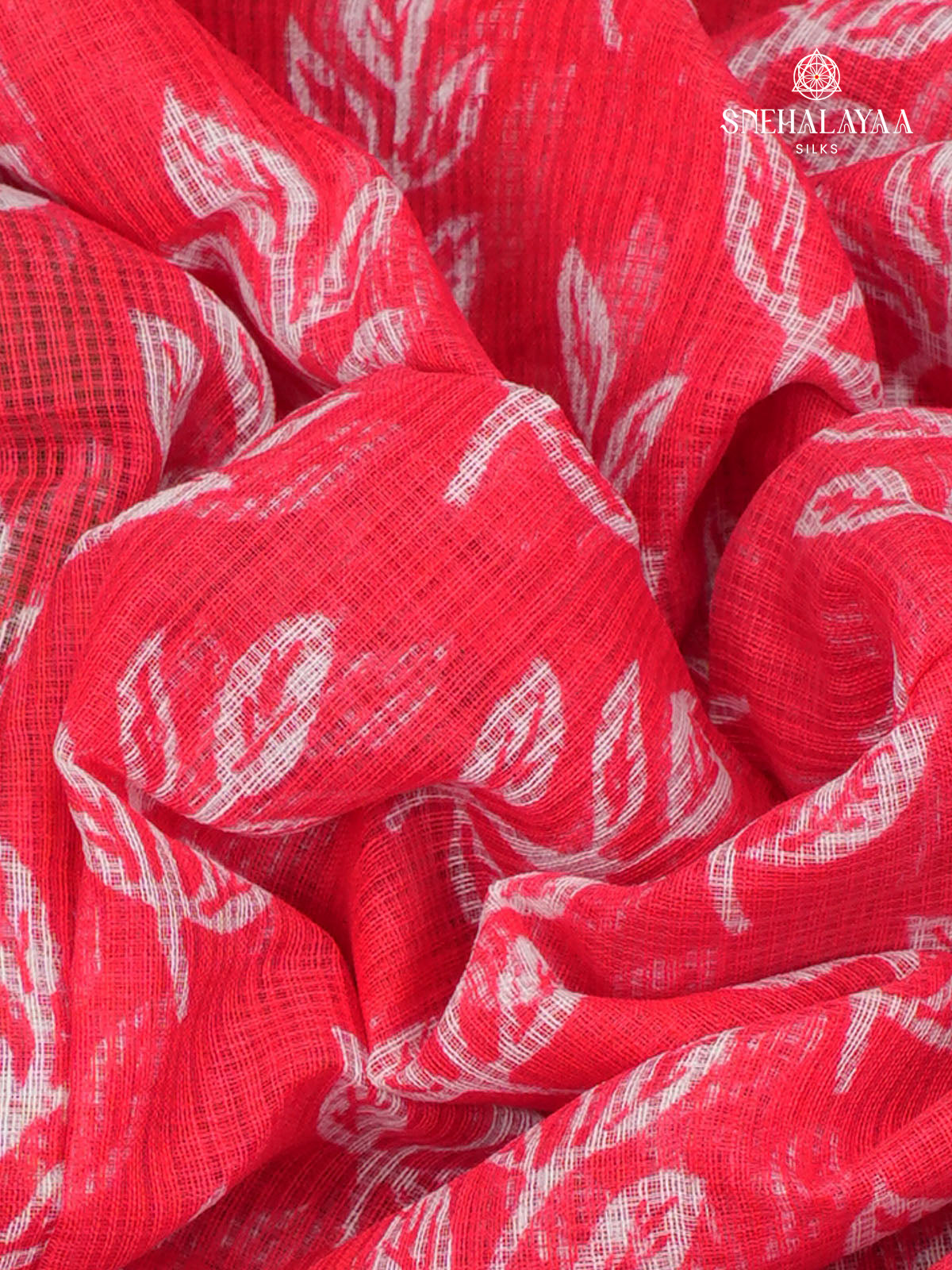 Rani Pink Printed Kota Saree