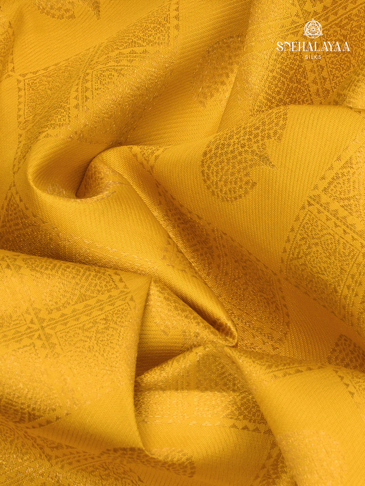 Yellow Kanjivaram Silk Saree
