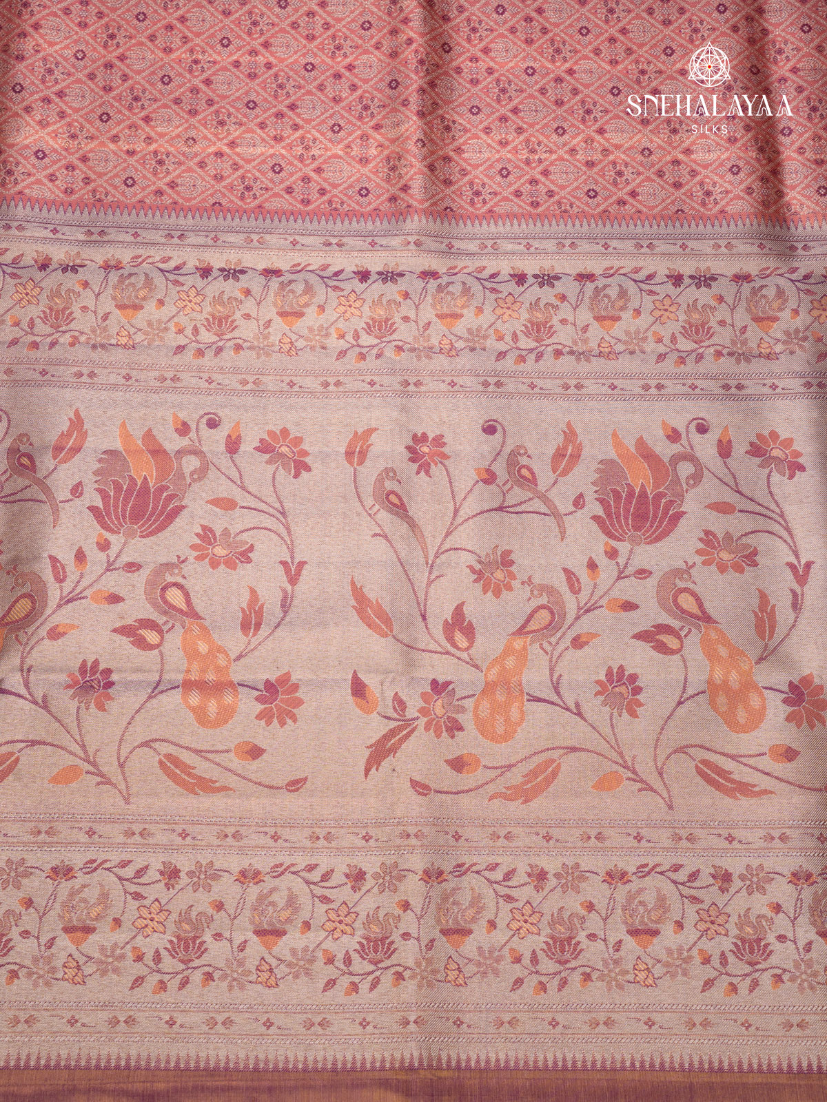 Pink Kanjivaram Silk Saree