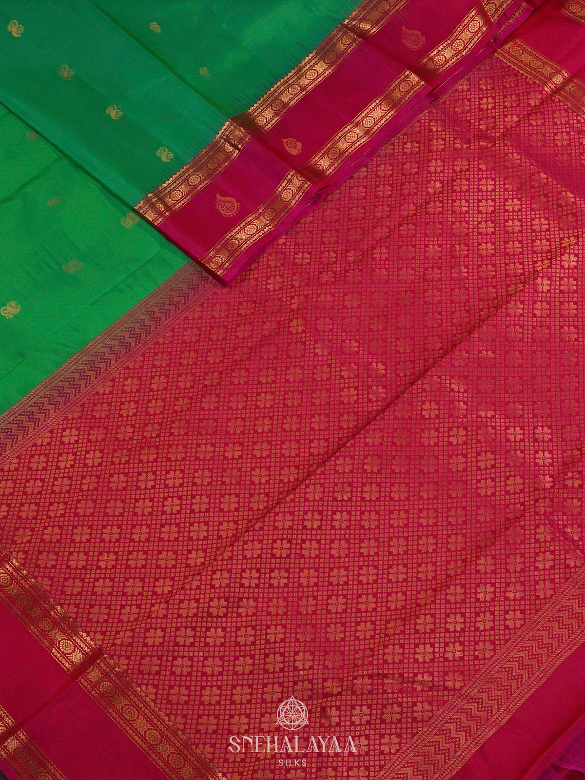 Green Kanjivaram Silk Saree