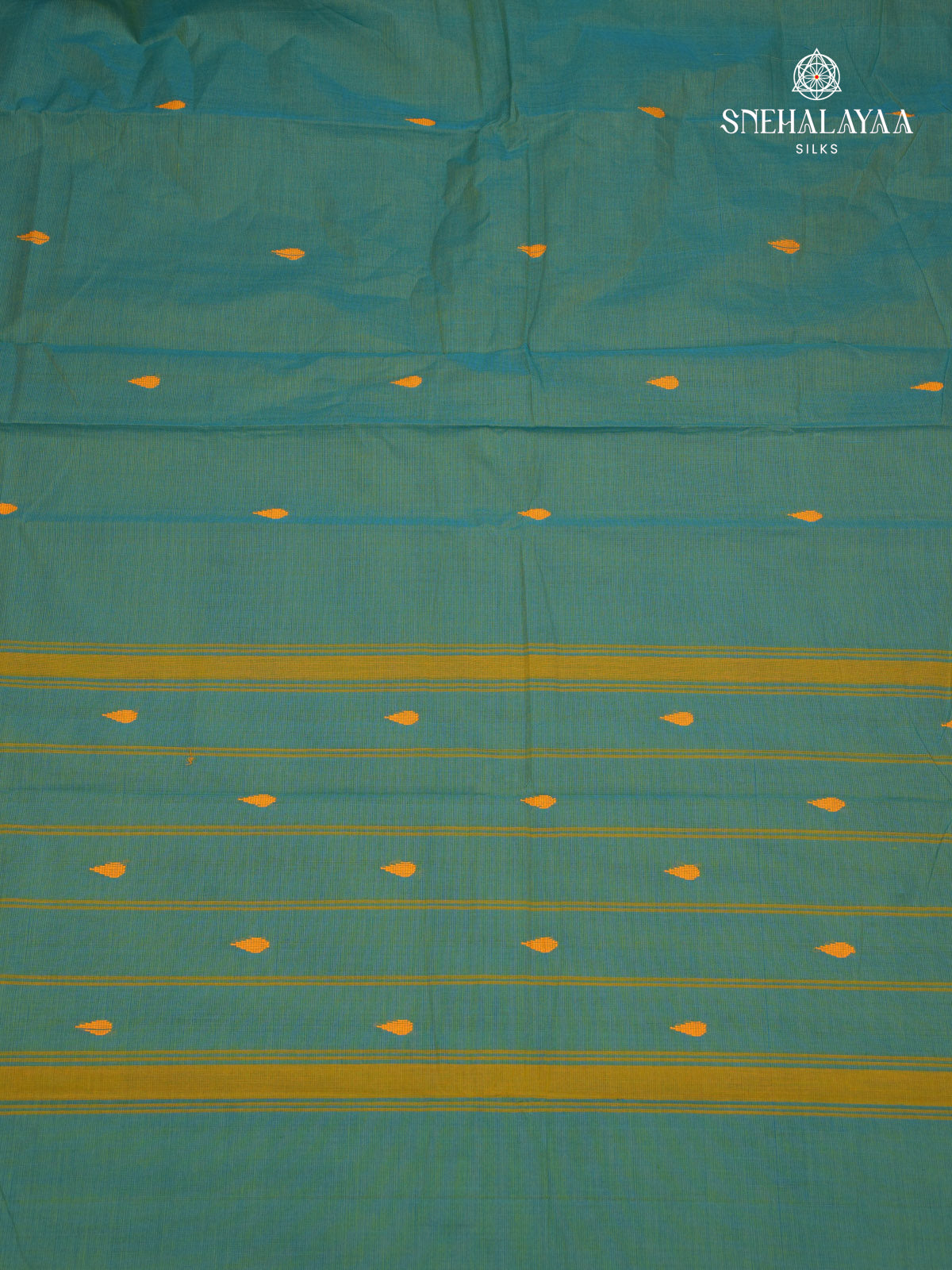Sea Green Kanchi Cotton Saree