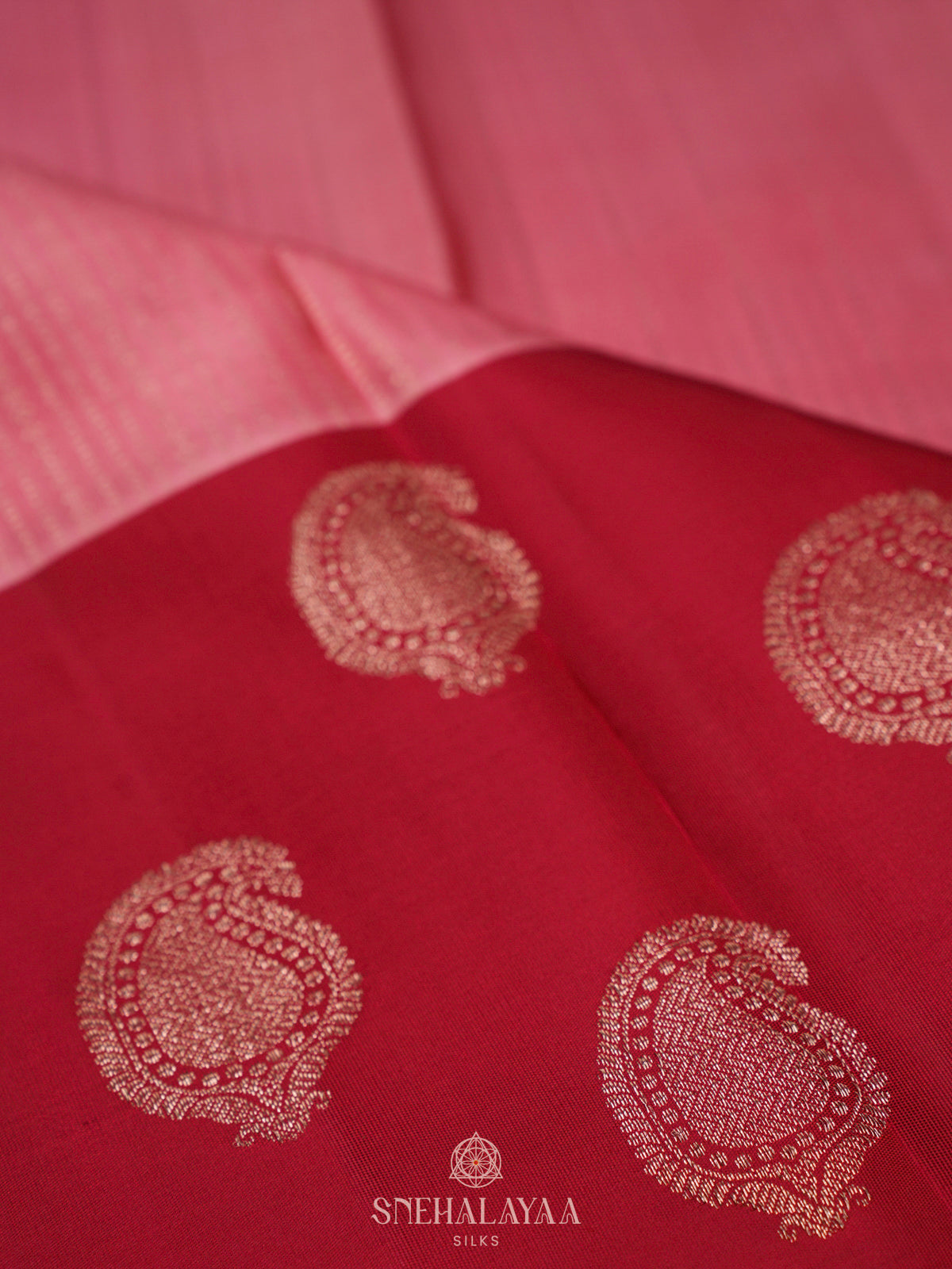 Pink Kanjivaram Silk Saree