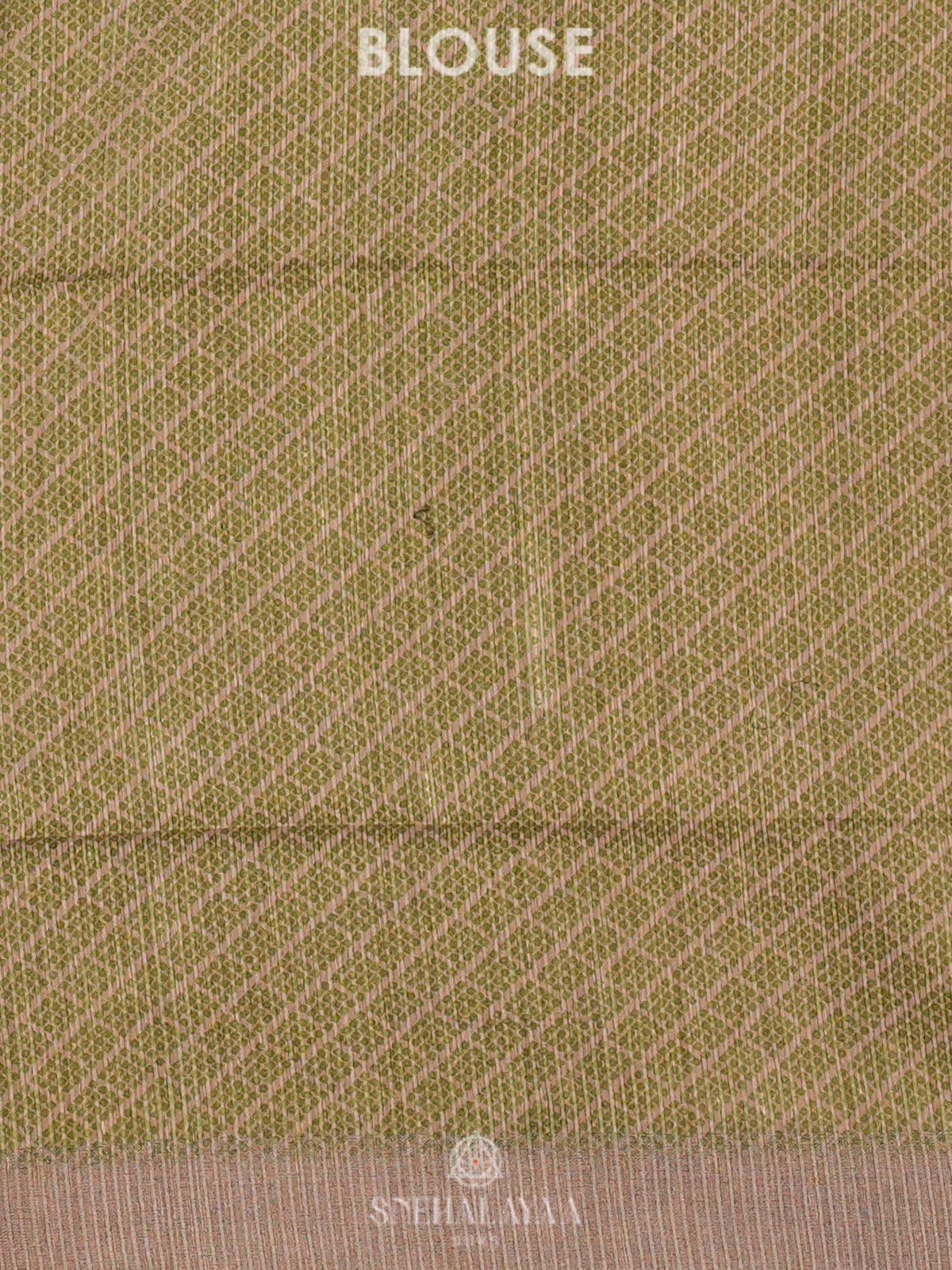 Olive Green Tussar Saree