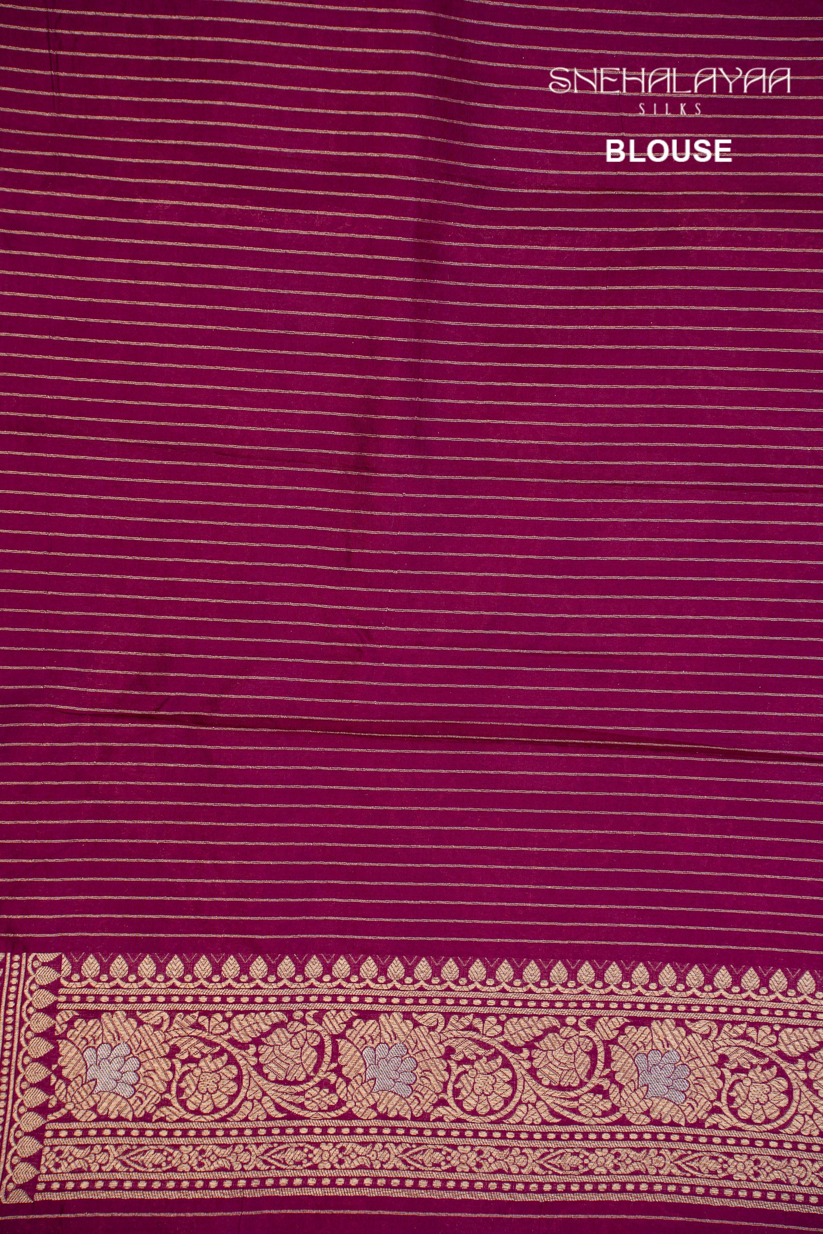 Magenta Purple Banaras Silk Saree