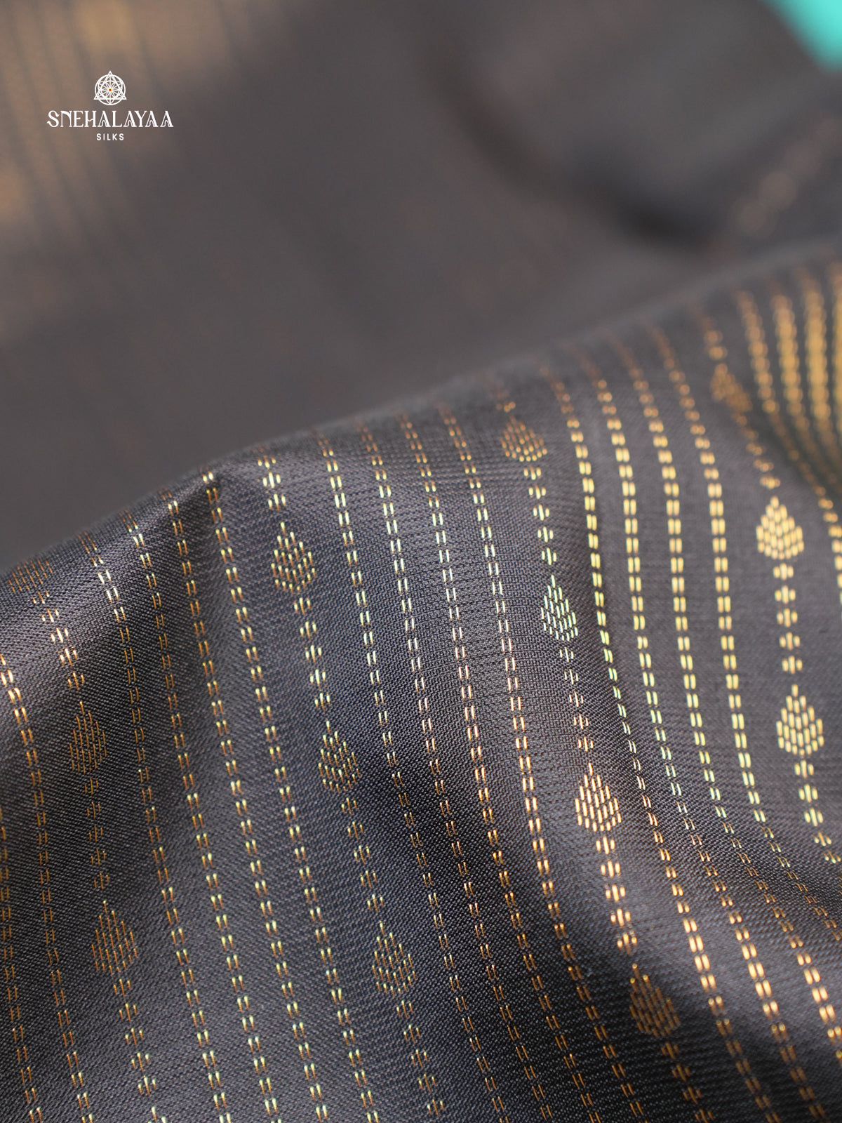 Black Kancheevaram Silk Saree