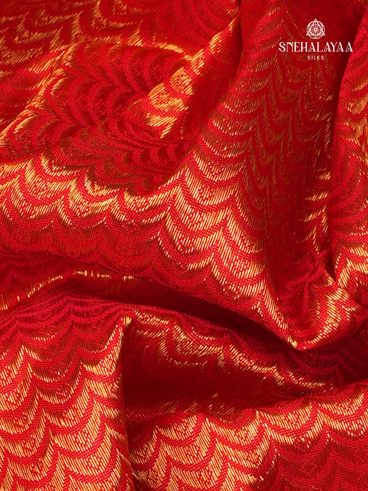 Red Kanjivaram Tissue Silk Saree