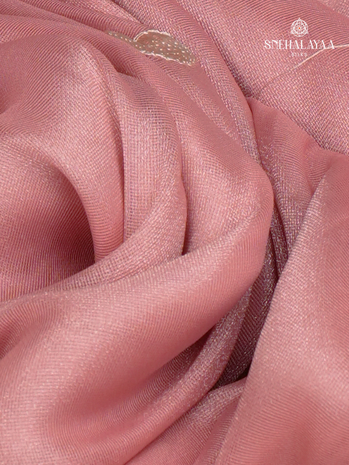 Pastel Pink Embroidery Designer Saree