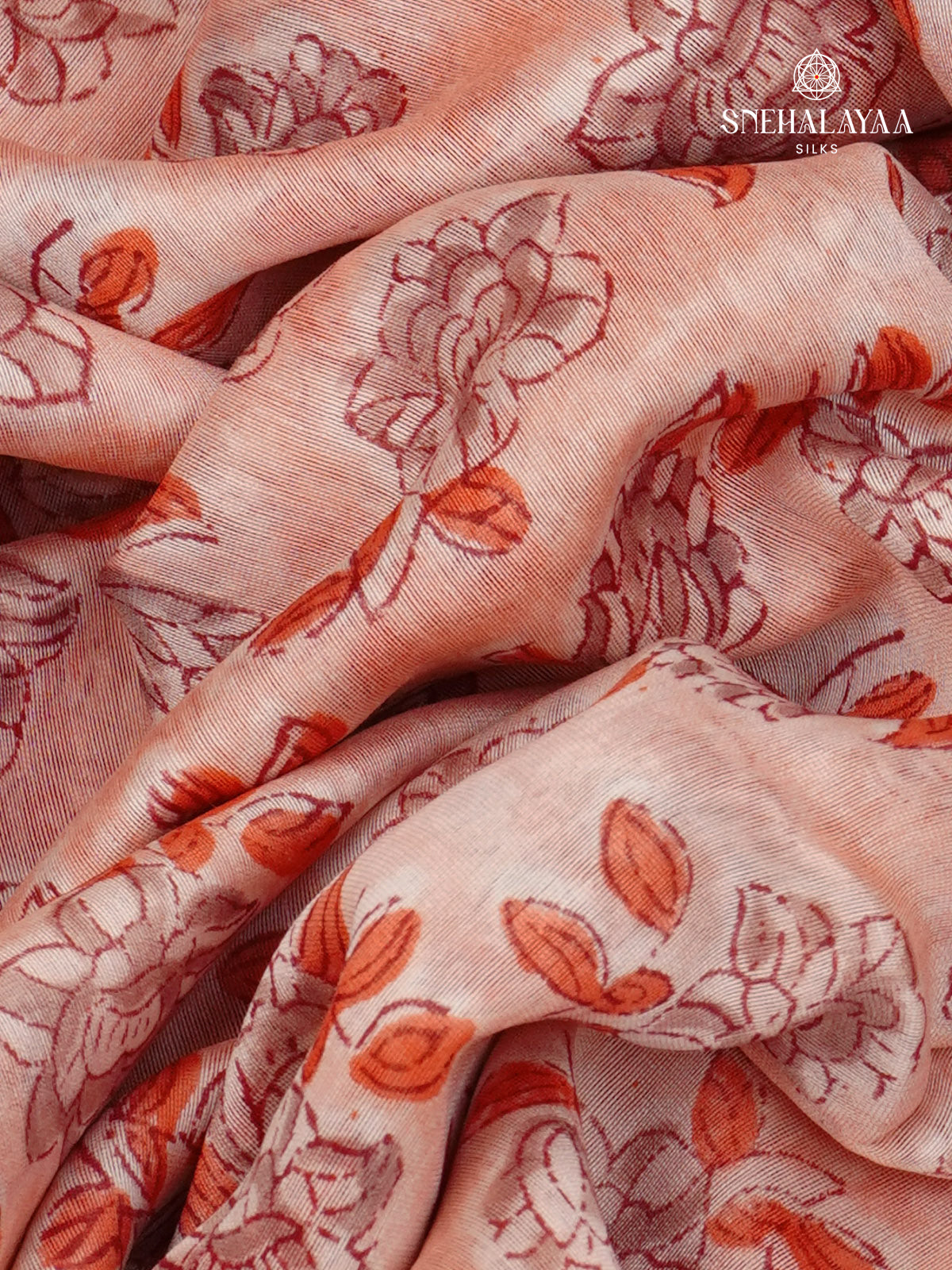 Pastel Pink Chanderi Saree