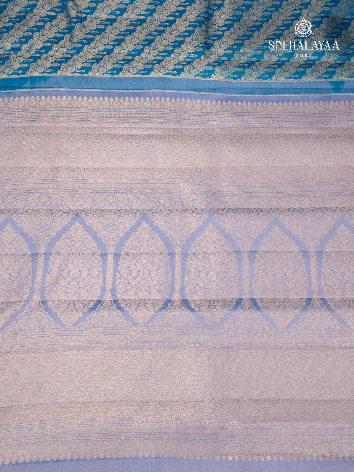 Blue Kanjivaram Silk Saree