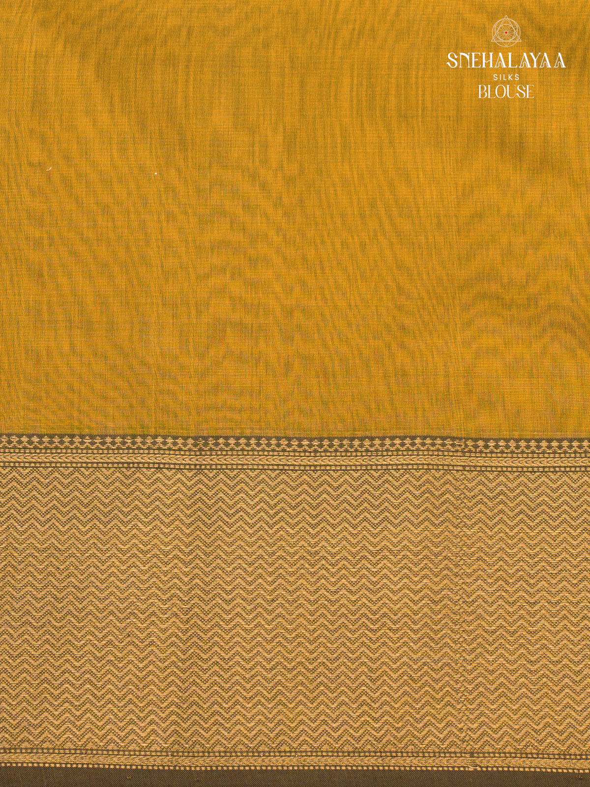 Yellow Maheshwari Silk Cotton Saree