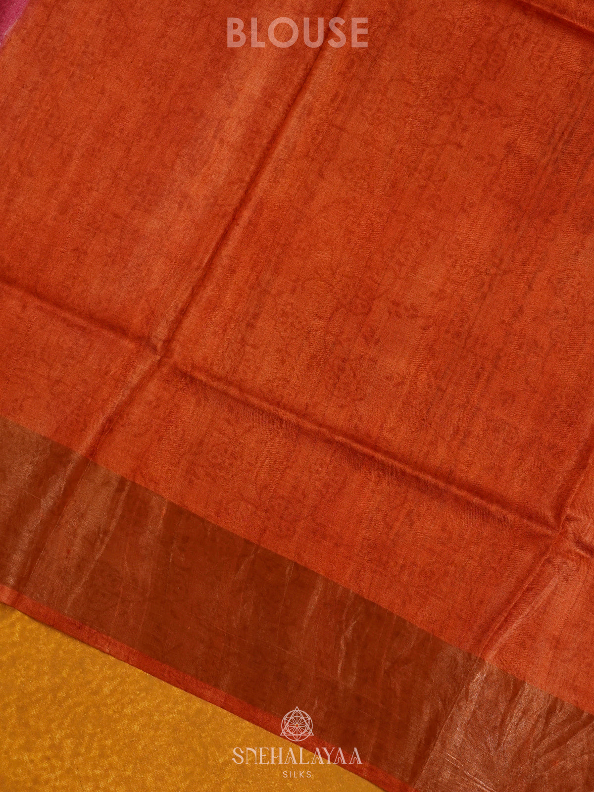 Rani Pink Tussar Saree