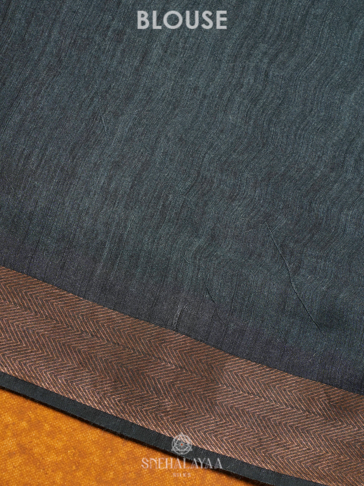 Black Chanderi Saree