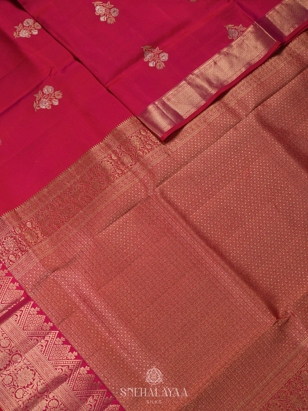Pink Kanjivaram Silk Saree