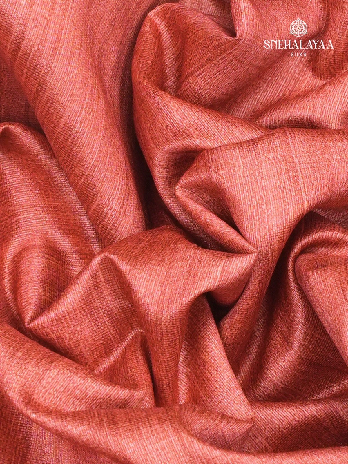 Red Kalamkari Tussar Saree