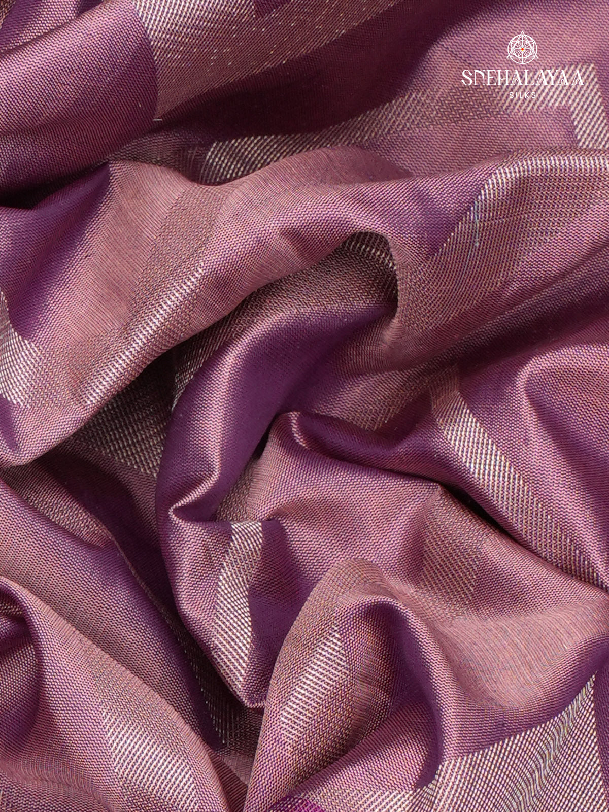 Lavender Kanjivaram Soft Silk Saree