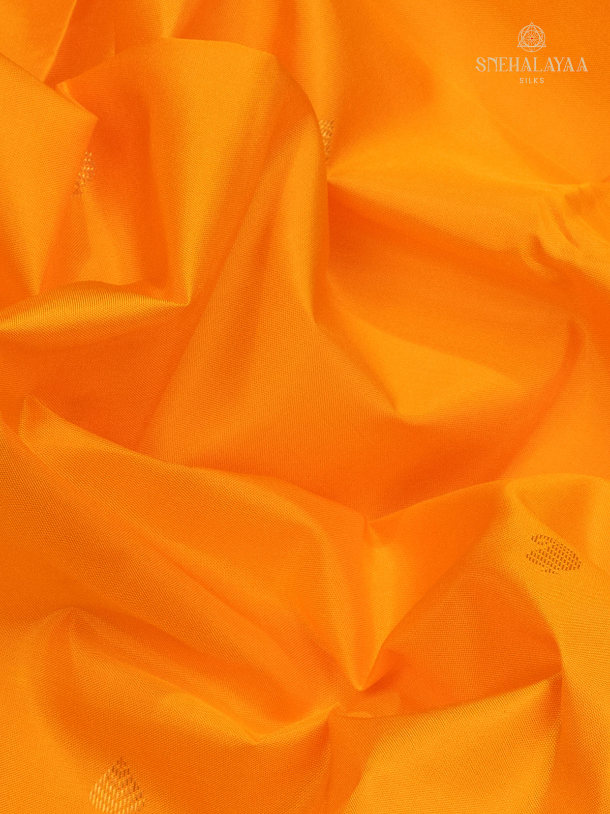 Orange Kanjivaram Silk Saree