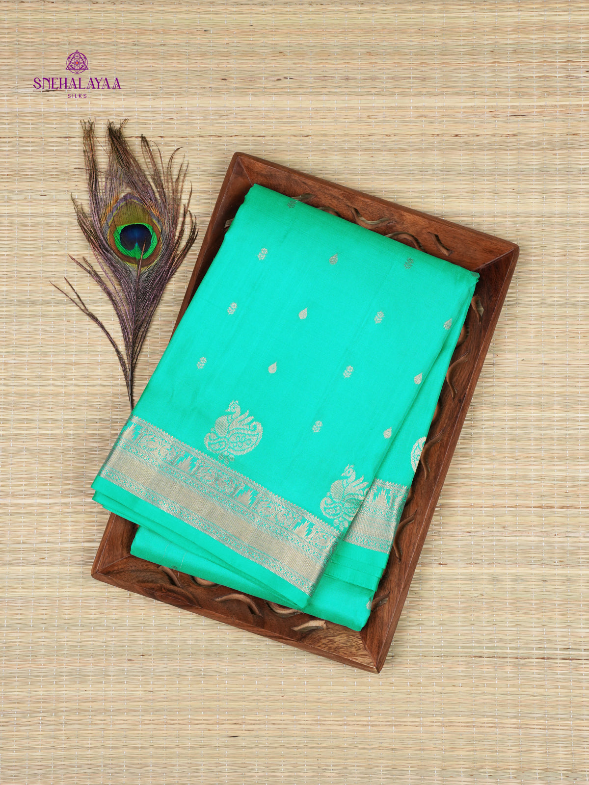 Mint GreeN Kanjivaram Silk Saree