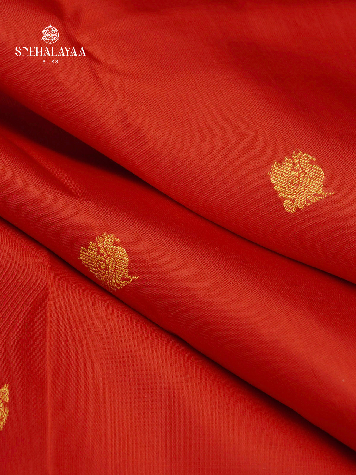 Orange Kanjivaram Silk Saree
