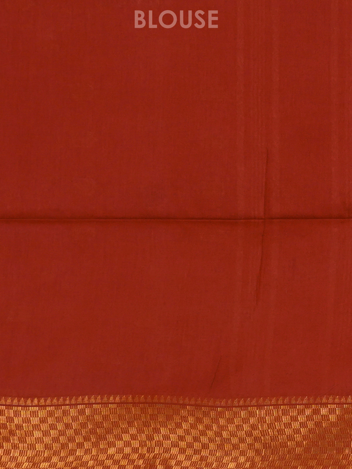 Orange Bamboo Silk Saree