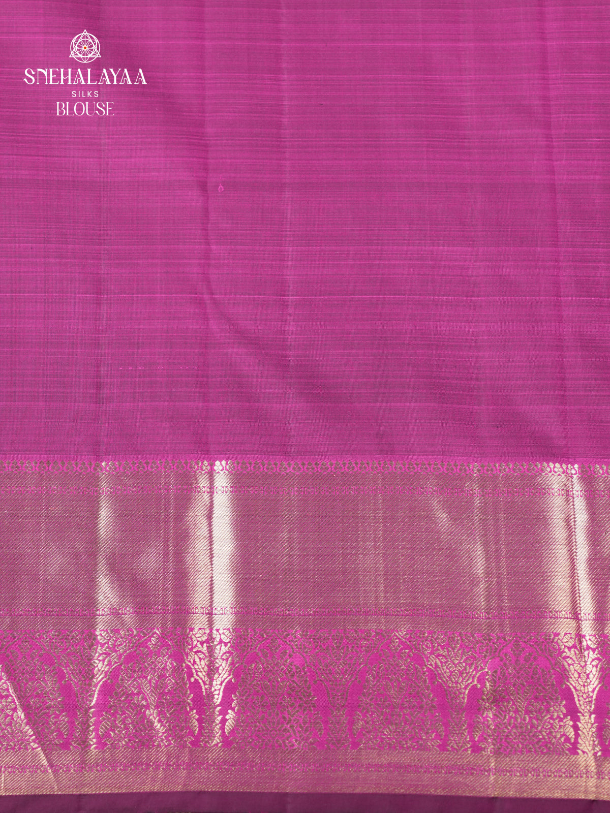 Berry Pink Kanjivaram Silk Saree