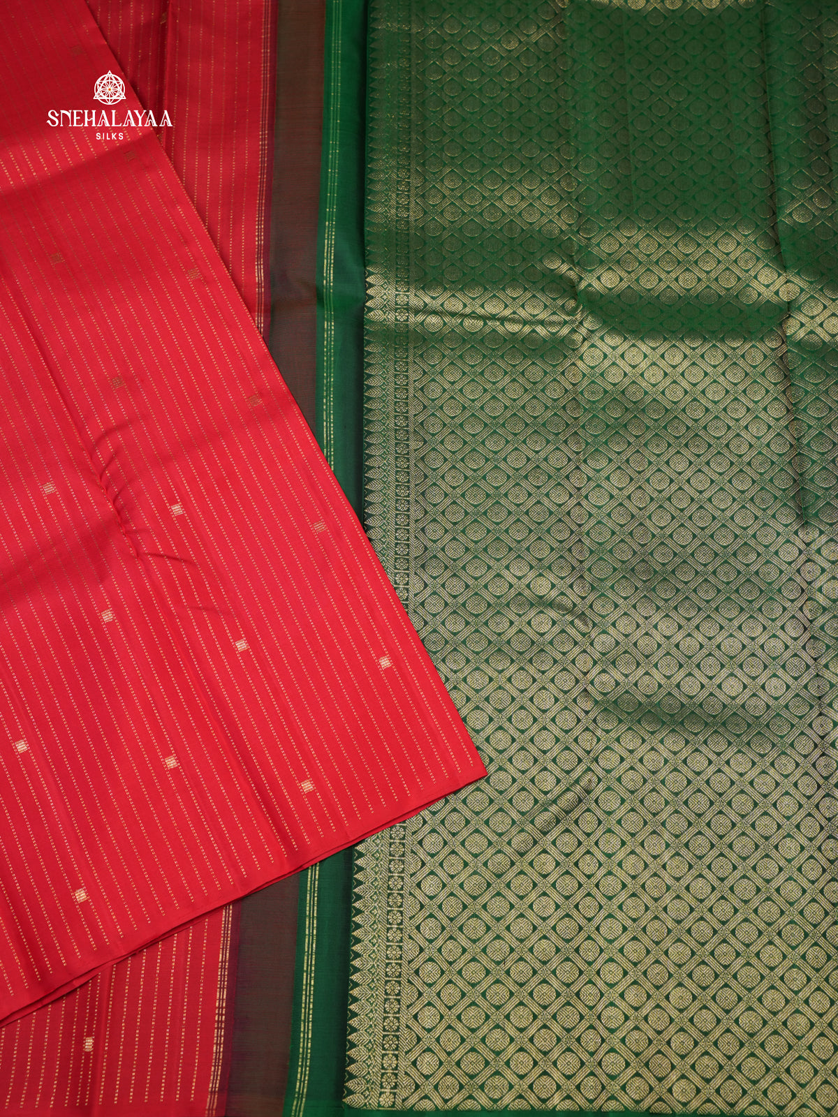 Red Kanjivaram Silk Saree