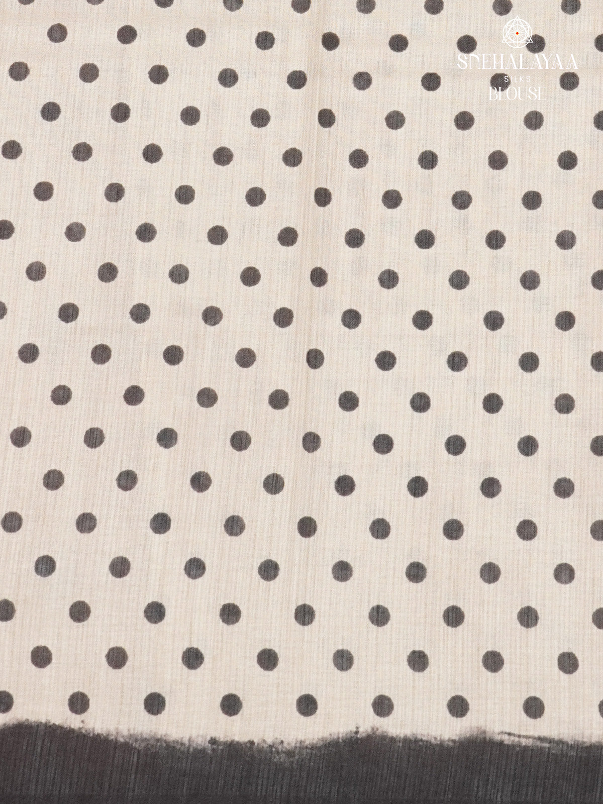 Off White Tussar Saree