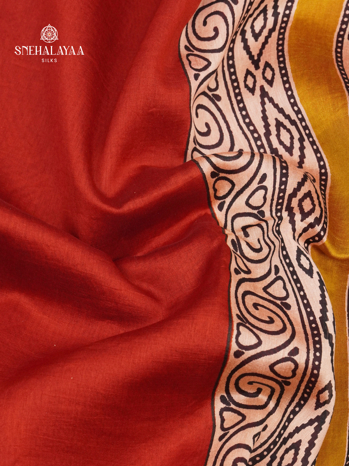 Red Chanderi Saree