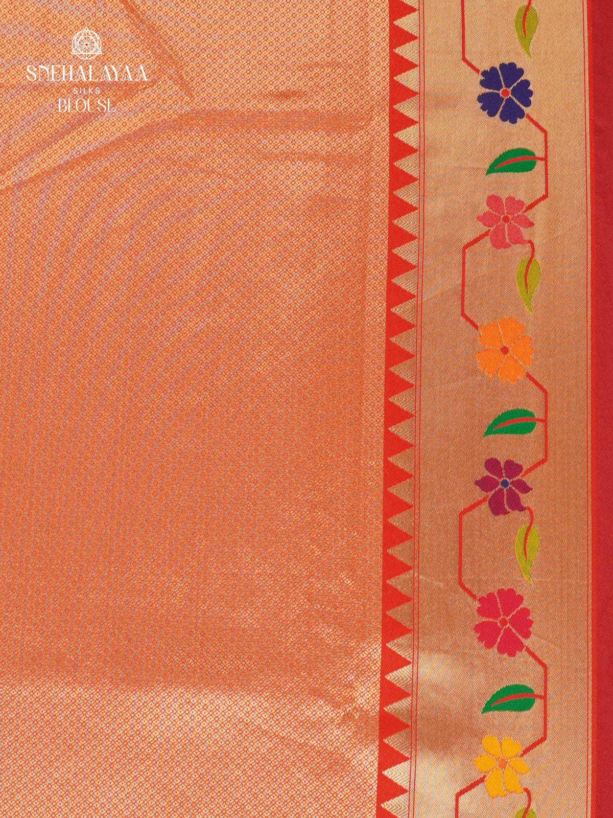 Olive Green Tissue Paithani Saree