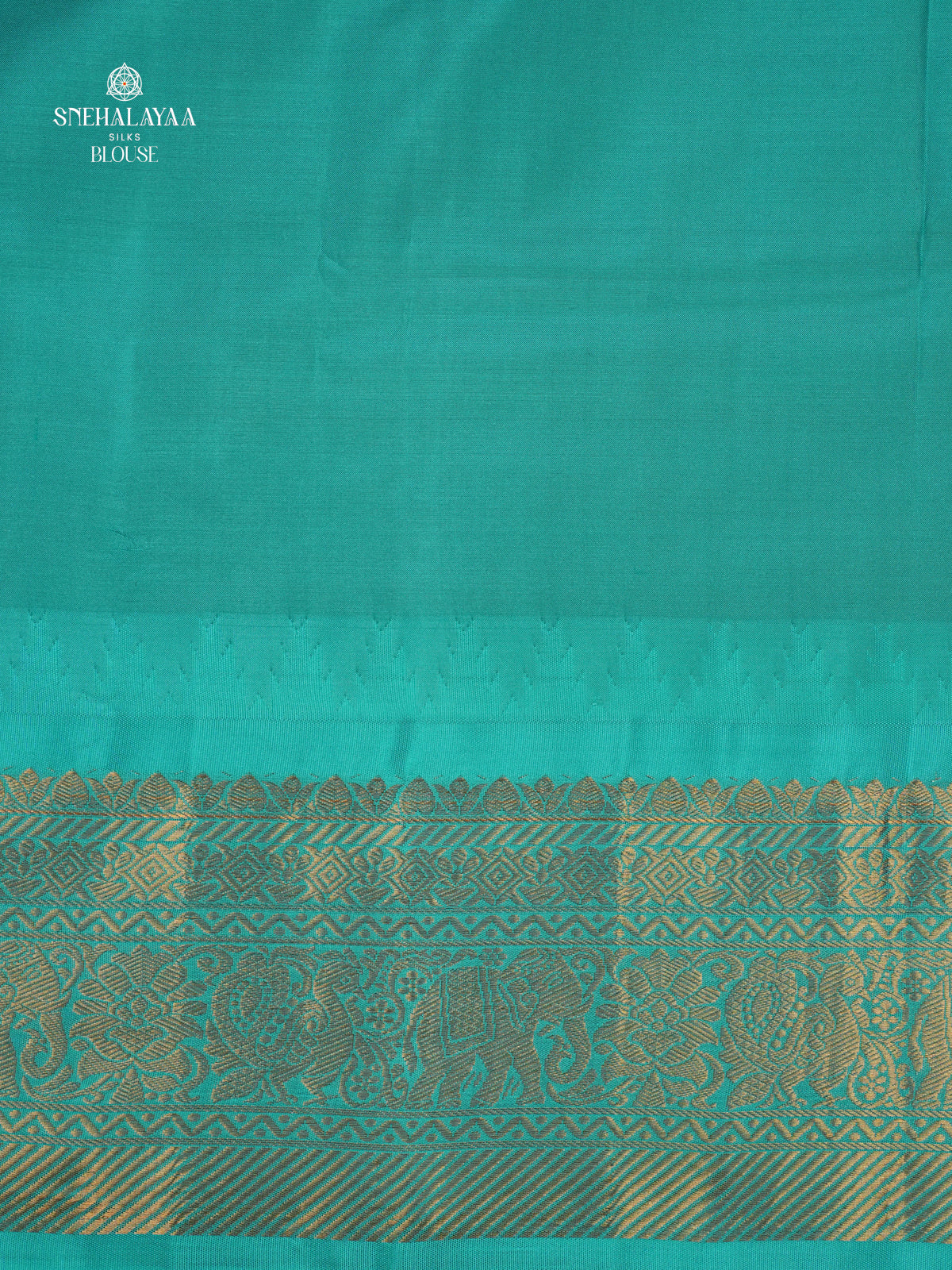 Orange Gadwal Silk Saree