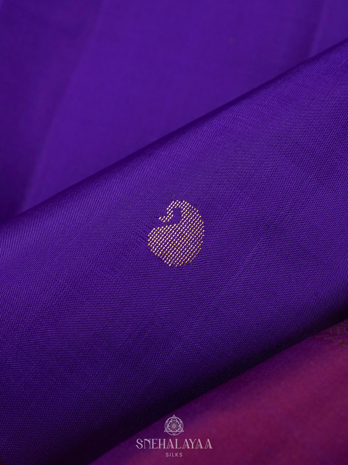 Purple Kanjivaram Silk Saree