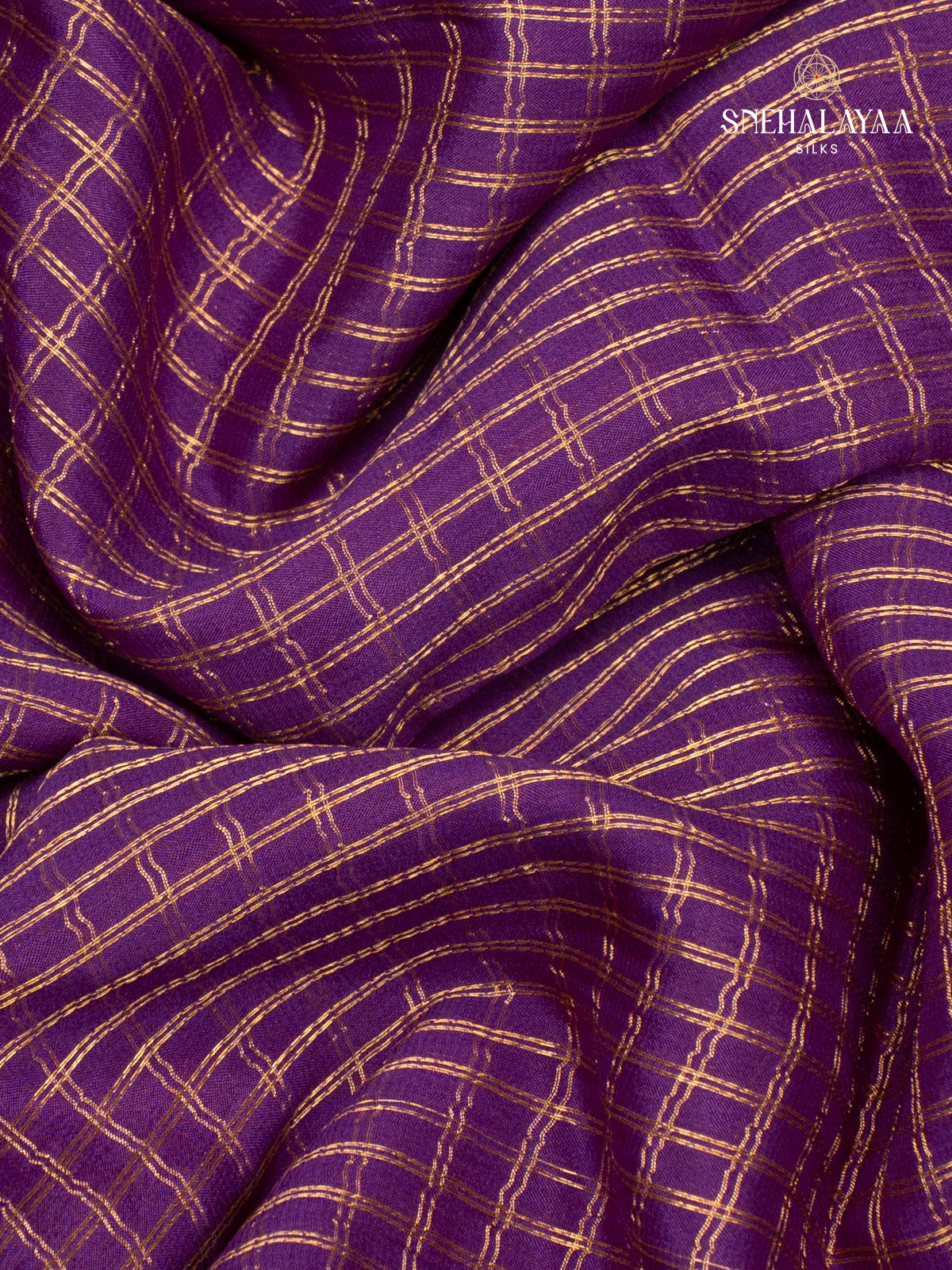 Violet Mysore Silk Saree