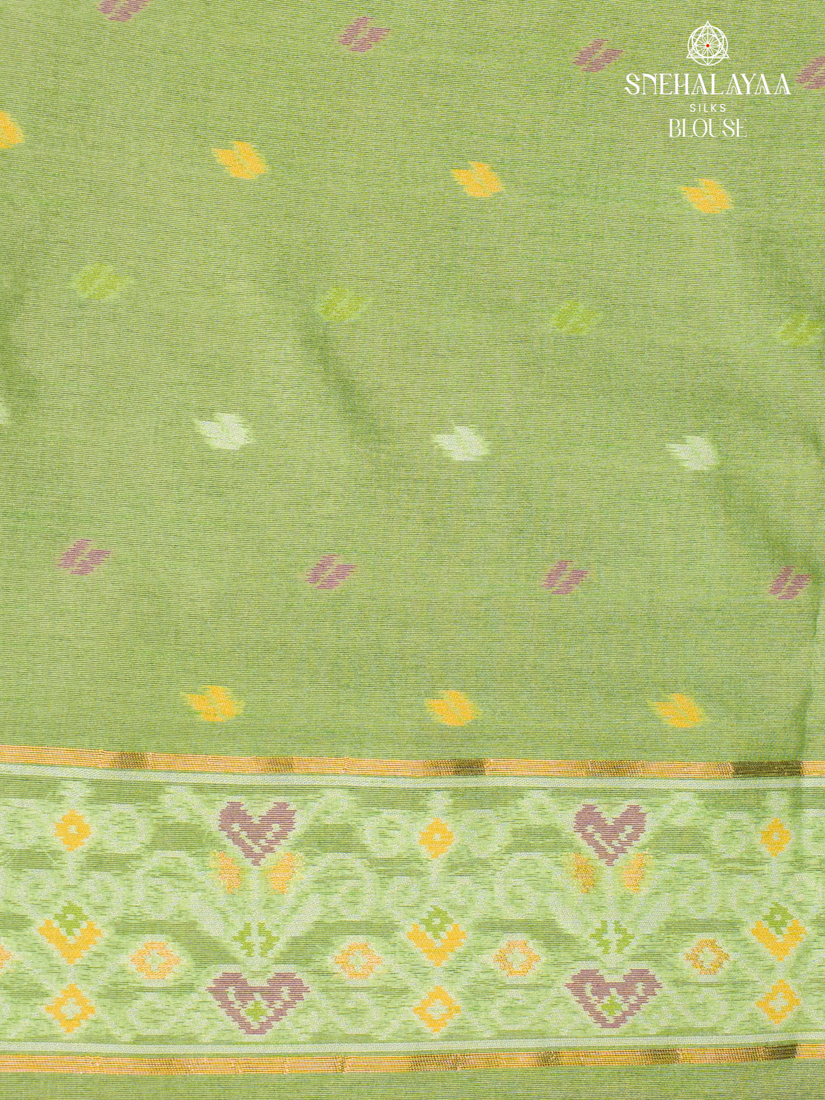 Purple Ikat Silk Saree