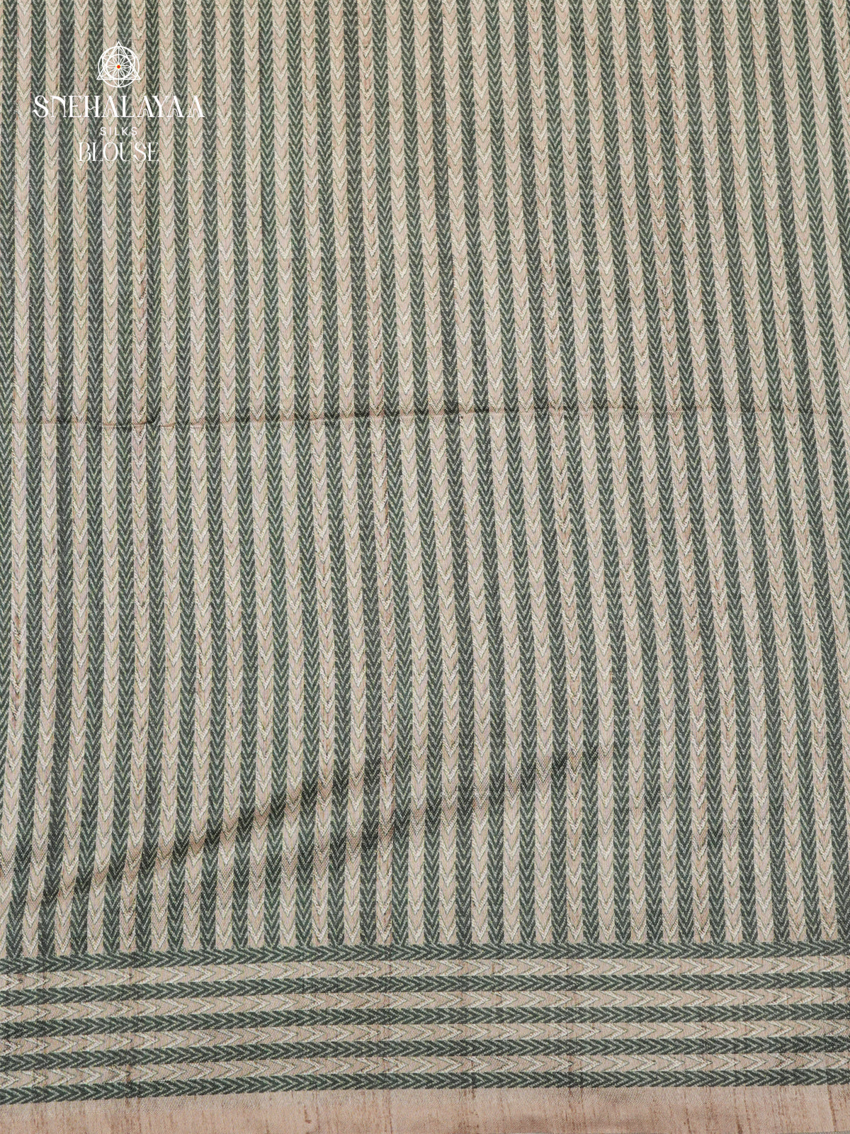 Pastel Green Tussar Embroidery Saree