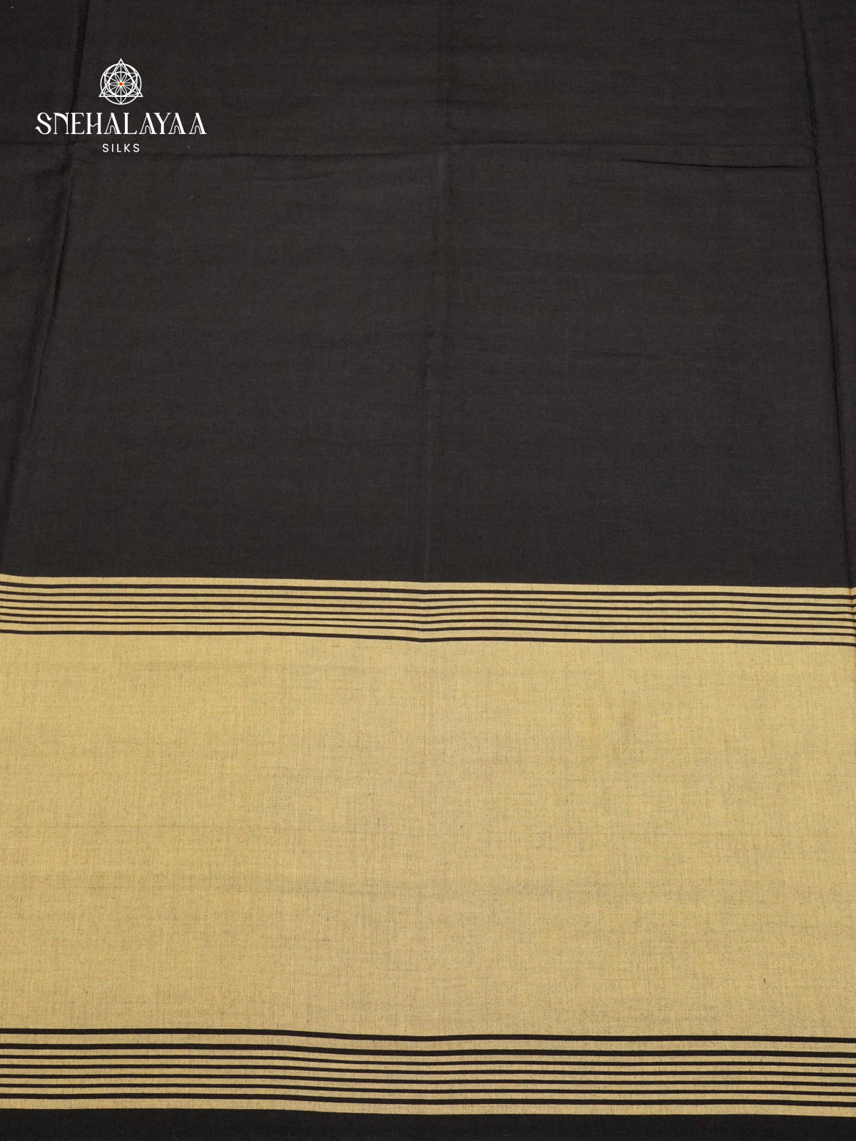Black Sambalpuri Cotton Saree