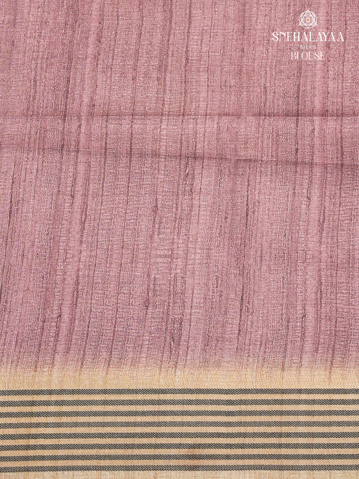 Plum Kalamkari Tussar Saree