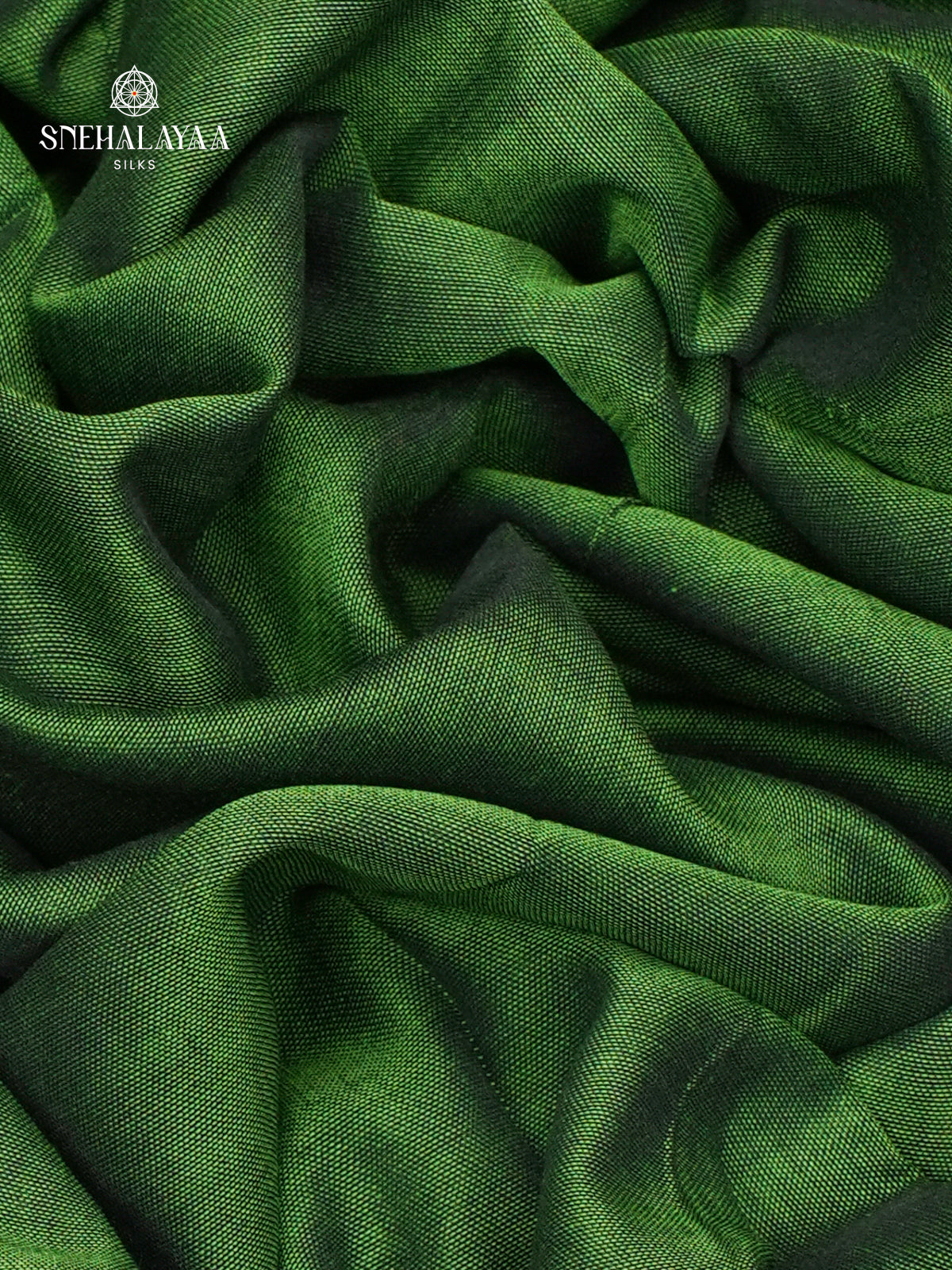 Emerald Green Narayanpet Cotton Saree