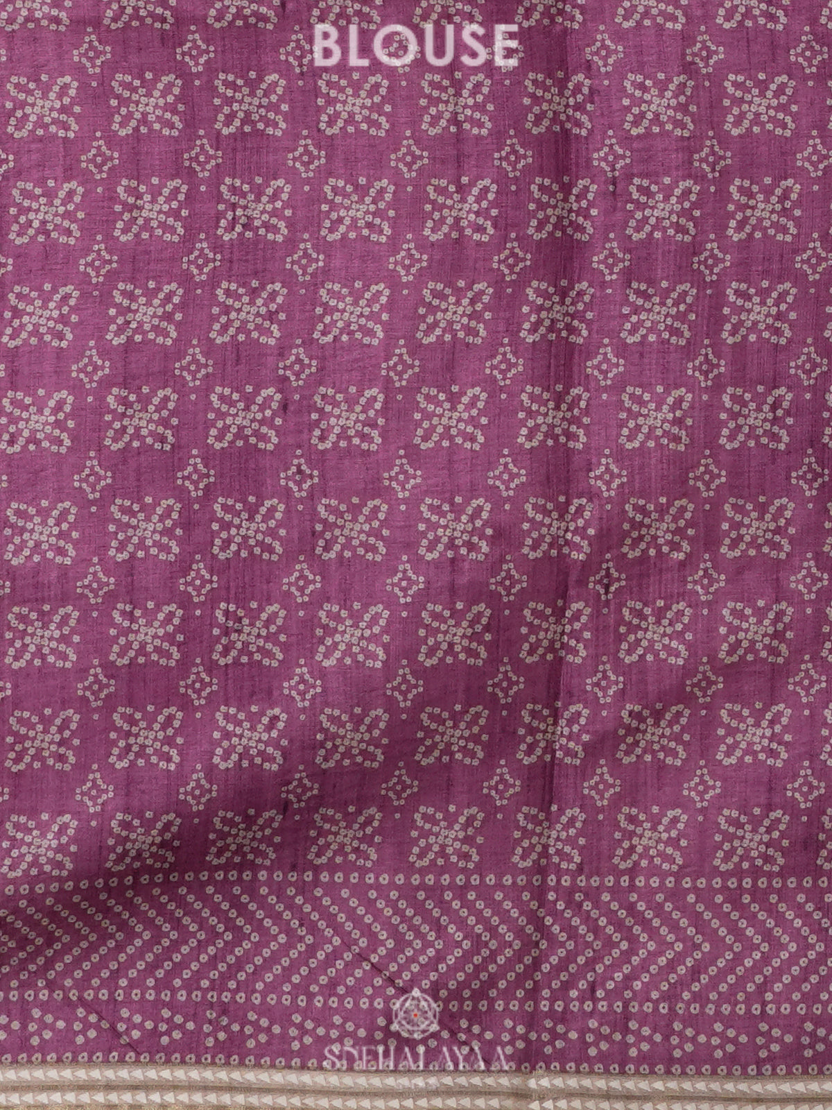 Purple Tussar Saree